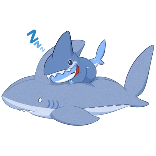 tubarões fofos, shark querido, parteiras adoráveis, tubarão de desenho animado, tubarões de desenho animado