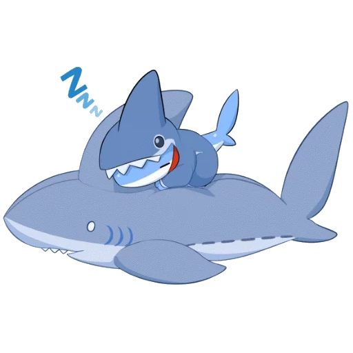 requins mignons, requin cher, belles sages-femmes, requin de dessins animés, requins de dessin animé