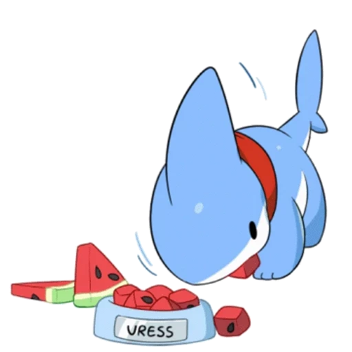 hiu, vress shark, hiu yang lucu, pokémon madkip, vress shark puppy