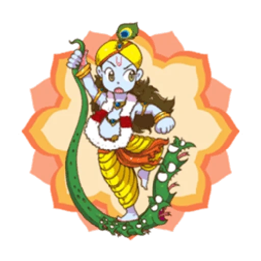 krishna, art de krishna, hare krishna, anime de krishna, krishnatu