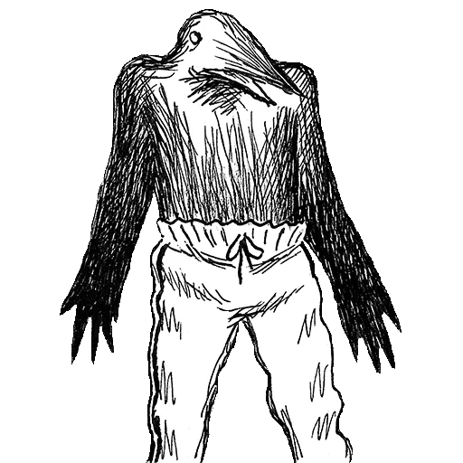 mensch, bild, illustration, figur des werwolfs, off von mortis ghost official arts