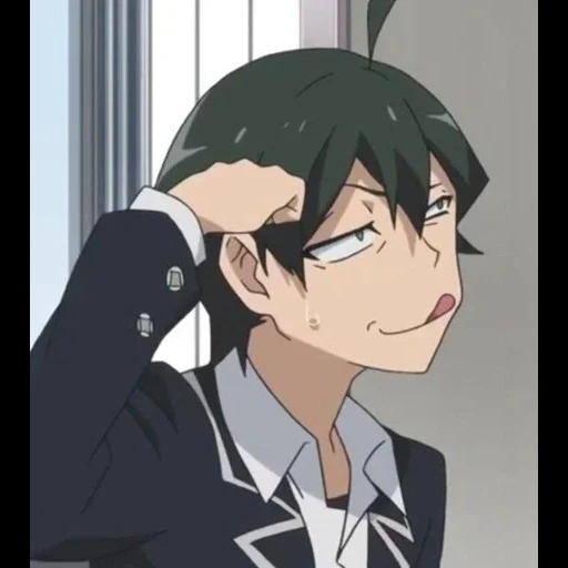 hachiman, anime oregairu, hachiman hiku, hachiman hikigaya, anime à huit visages de hikigaya