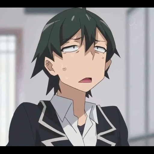 anime oregairu, hi-tani mit acht gesichtern, hikigaya hachiman, hikigaya hachiman avatar