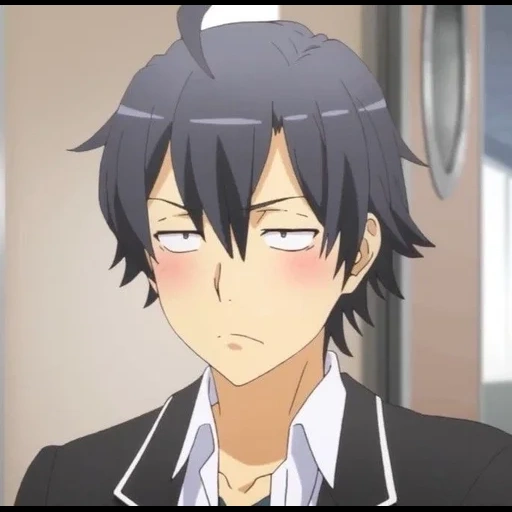 hachiman, personnages d'anime, hachiman hiku, hachiman hikigaya, l'écran de huit manhikigaya