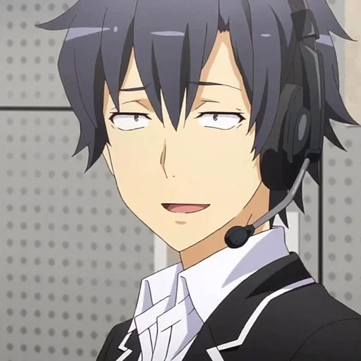 hatiman, cartoon characters, eight people like the valley, hachiman hikigaya, hikigaya hachiman screen