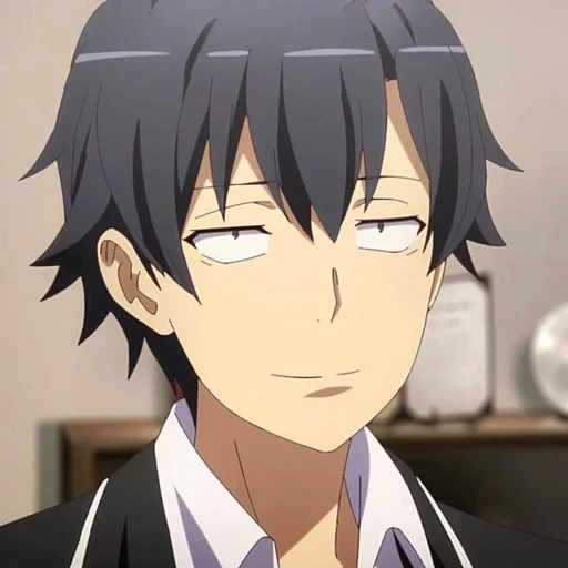 hachiman hikigaya, screen of bamanshikgaya, hikigaya hachiman screen, hikigaya eight-faced anime maid