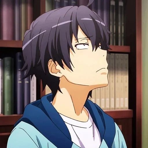 anime boy, anime oregairu, hiya hachimei, komachi hikigaya, hachiman hikigaya