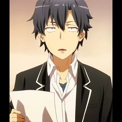 hatiman, personajes de anime, hachiman hikigaya, anime hikigay khachiman, capturas de pantalla de khachiman hikigaya