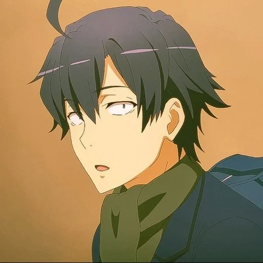 anime, testa di anime, anime divertente, personaggio di anime, anime oregairu otto poli man