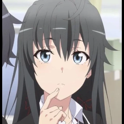 anime girl, anime oregairu, anime charaktere, unterer prinz eukino, screenshot von yukinoshita yukina