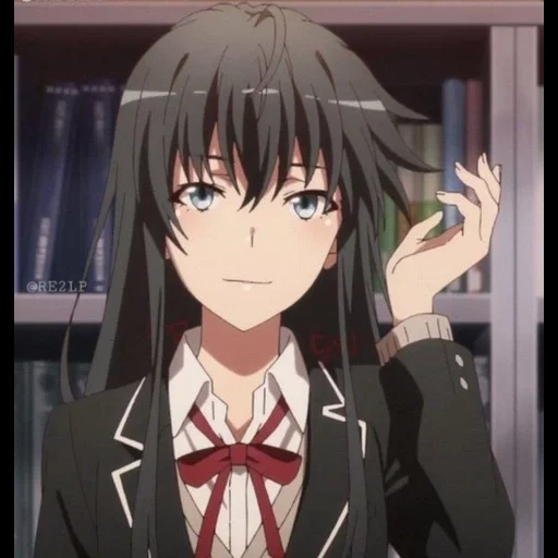anime girl, anime charaktere, unterer prinz eukino, yukinoshita yukino, screenshot von yukinoshita yukina