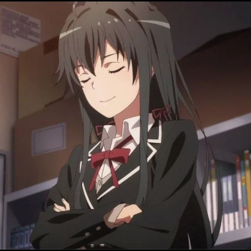 anime, i personaggi degli anime, personaggio di anime, screenshot di yukinoshita yukina