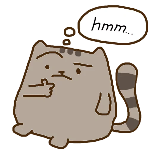 pushin, pushin kat, pusheen cat, pushin ze kat