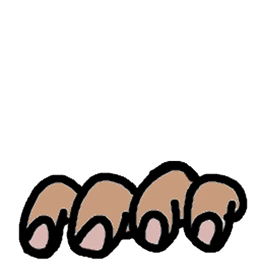 fingers, manicure, toes, thumb, fingers crossed clipart drawing