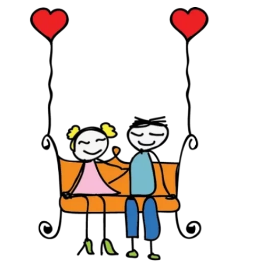 love for couples, diagramm des dampfes, muster für liebhaber, clips in love, verliebte paare malerei