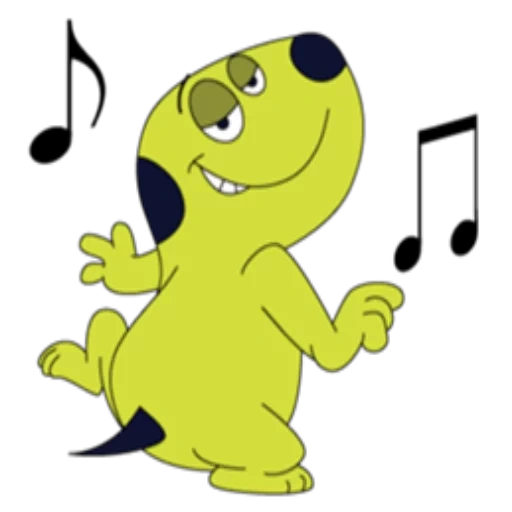grande amico, rana gialla, kermite frog, cartone animato kiki giallo, il personaggio è una rana gialla