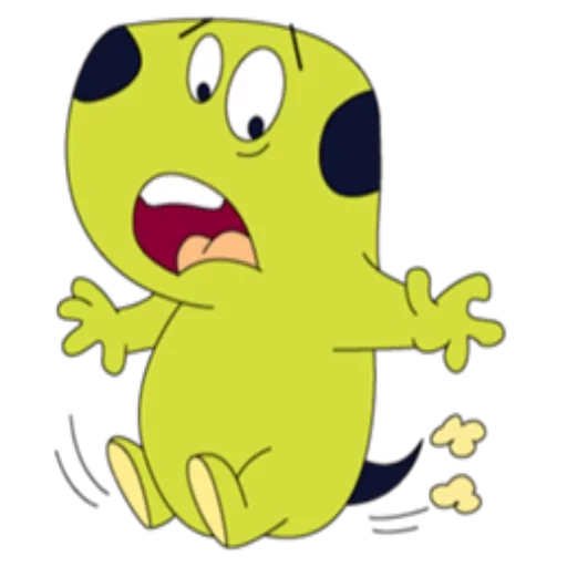 игрушка, желтая лягушка, yellow kiki мультик, сумасшедшая лягушка, персонаж желтая лягушка