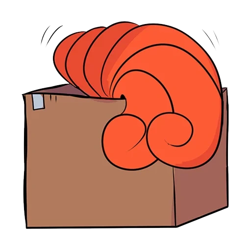 la figura, le illustrazioni, cartoon del croissant, modello di croissant, cartoon croissant