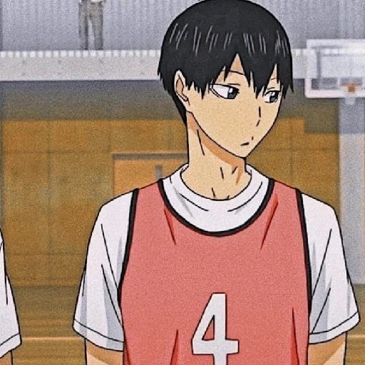 imagen, haikyuu, kanoka amanai, personajes voleibol de anime, estética de voleibol de kageyama