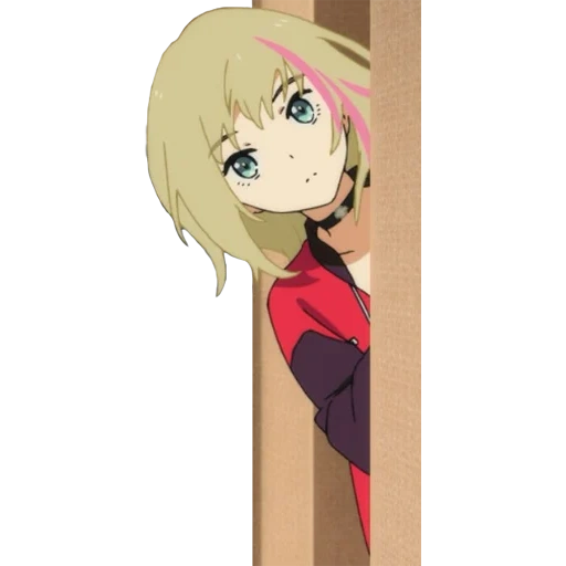 anime di kawai, anime girl, personaggio di anime, anime di kawai rika, ura acca wonder egg