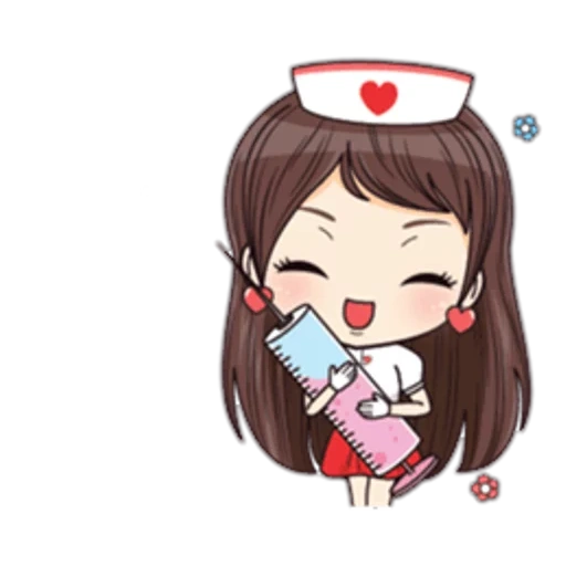 nurse, animation, nurse, cartoon cute, cartoon cute pattern