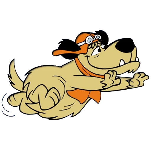 muttley, perro alegre, perro de dibujos animados, wacky races muttley, perro matelica