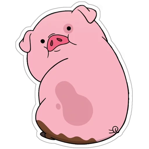 gravity's puffy, gravity falls, gravity falls pig, gravity falls pig, gravity folz pig puffy