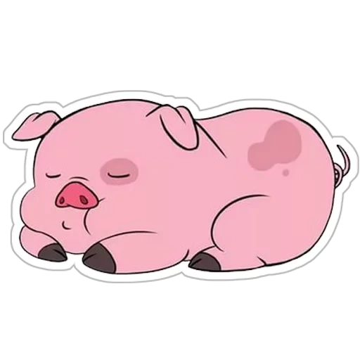 dessin de porcs, sryas de cochon, porc srisovka, la gravité tombe, dessins de croquis mignons cochons
