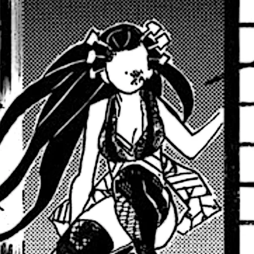 manga anime, personaggi anime, lama oiran che taglia i demoni, duckle blade dissecting manga demons, duckle blade dissecting demoni oiran