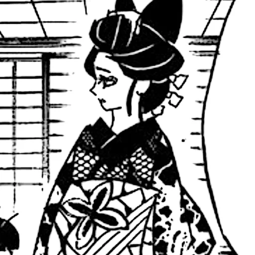 geisha, geisha kimono, geisha muster, japanische geisha, samurai geisha japanische grafik