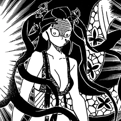 manga lama che taglia i demoni, lama oiran che taglia i demoni, duckle blade dissecting manga demons, duckle blade dissecting demoni oiran