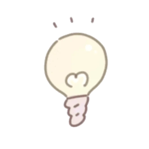 idéia, uma lâmpada, figura da lâmpada, lâmpada incandescente, lâmpada de desenho animado