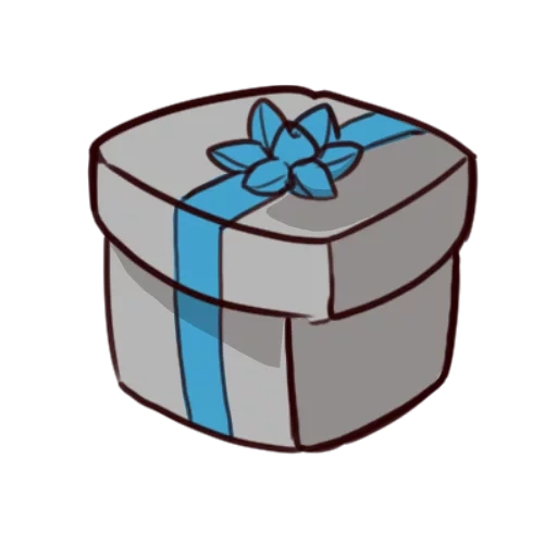 regalo, caja, caja de regalo, caja de regalo, box un regalo con un lápiz