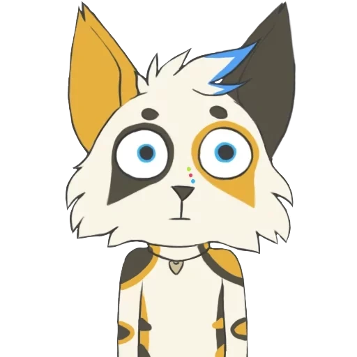 cat, seal, anime picture, beastars mizuchi, cartoon is cute