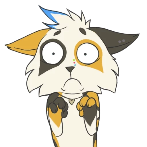 kucing, anime, beastars mizuchi, karakter anime, gambar anime itu lucu