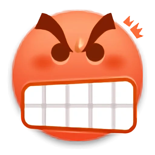 twitter, post baidu, smiley, smiley angry, smiley visage rouge agressif visage