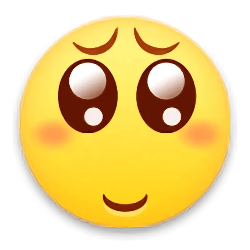 emoji, lovely smiling face, a sad smiling face, smiling face is sad, sad smiling face iphone