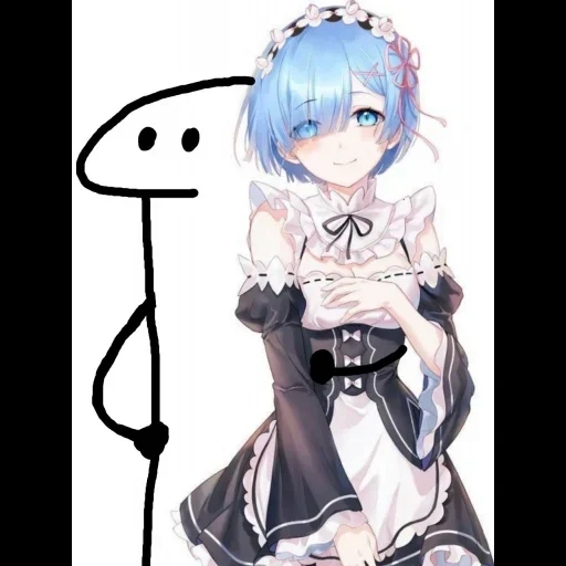 rezero rem, re zero rem, re zero ram, ram re zero, rem re null