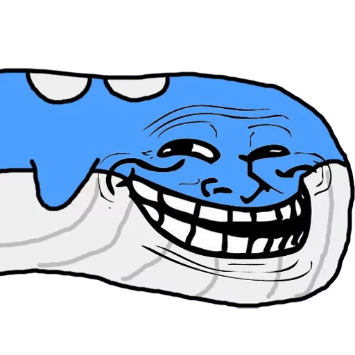 мемы, прикол, троллфейс, trollface выглядывает, смешные тролли без зубов