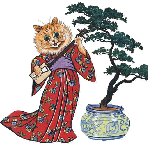 die katze, der fuchs von yoshimatsu