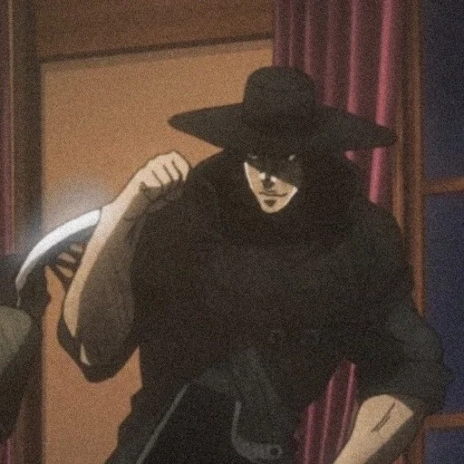 jojo animación, infierno de animación, papel de animación, cazador de vampiros, di vampire hunter 1985