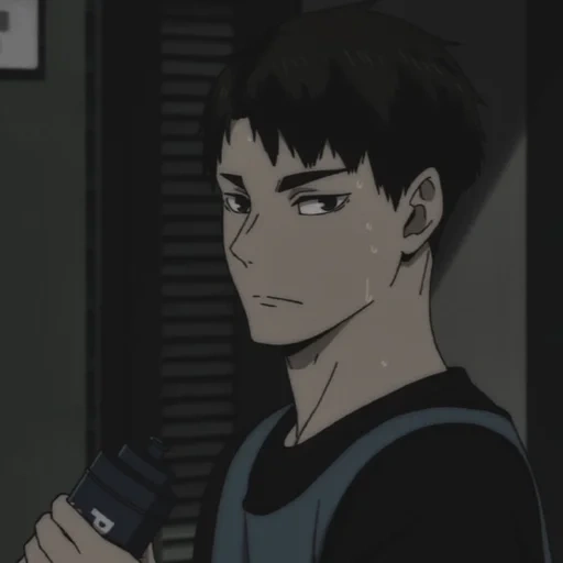 ushijima, anime guys, karakter anime, ushijima wakatoshi, karakter anime voli