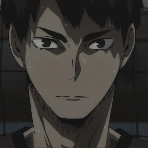 ushijima, volleyball haikyuu, ushijima wakatoshi, volleyball anime vakatoshi, characters anime volleyball