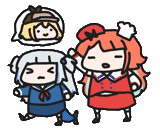 chibi, human, amelia watson, takamori hololive, lovely anime drawings