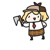 anime, charlie, amelia hololiv, smol ame hololive, amelia watson chibi