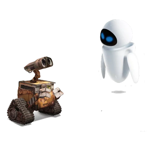 vall and, robot valley, the robot is white, robot valley eva, white robot cartoon valley