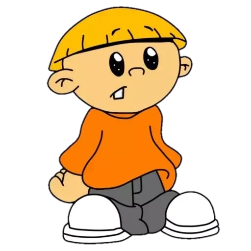 ragazzo, clatine, hooligan di cartoni animati, bambini accanto numbuh 4, disegno del bambino triste