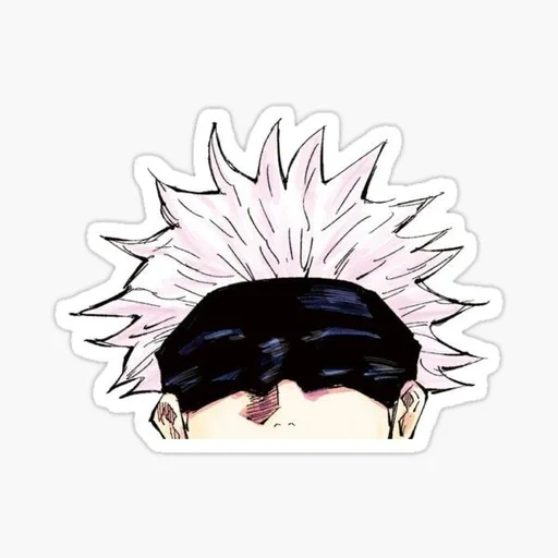 аниме, аниме годжо, anime chibi, аниме наклейки, jujutsu kaisen