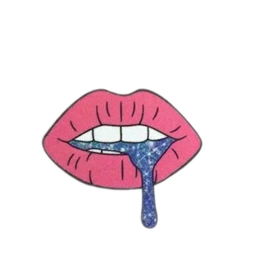 labios, impresionante, derío de los labios, labios jugosos, labios pop art