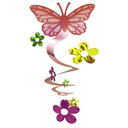 flower butterfly, the butterfly is red, butterfly clipart, the dividers of the butterfly, decor of butterflies spiral